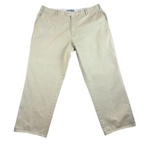 Peter Millar Mens Chino Pants Straight Leg Pima Cotton Twill Classic Beige 40
